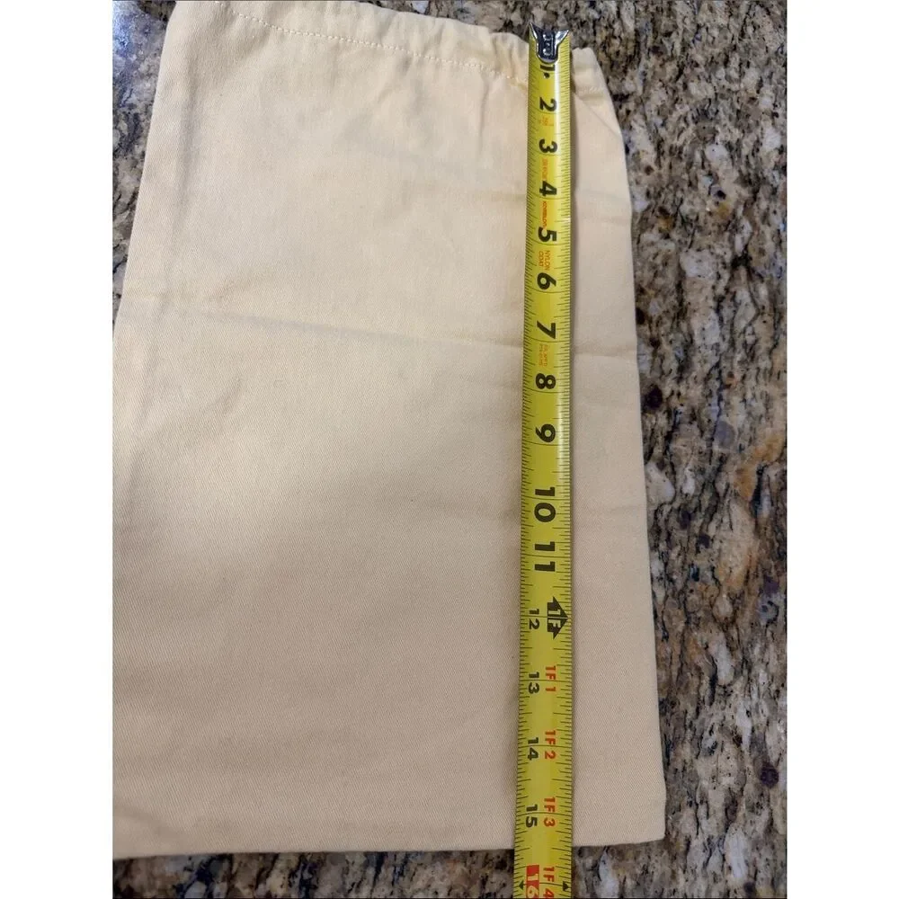 Louis Vuitton Tan Drawstring Dust Bag Pouch 9.2 x 15.5